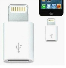 Adaptador Micro Usb A 8 Pin Lightning Iphone 5 Ipad Ipod